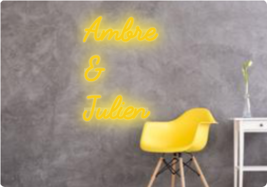 Custom text: Ambre
    &
Julien